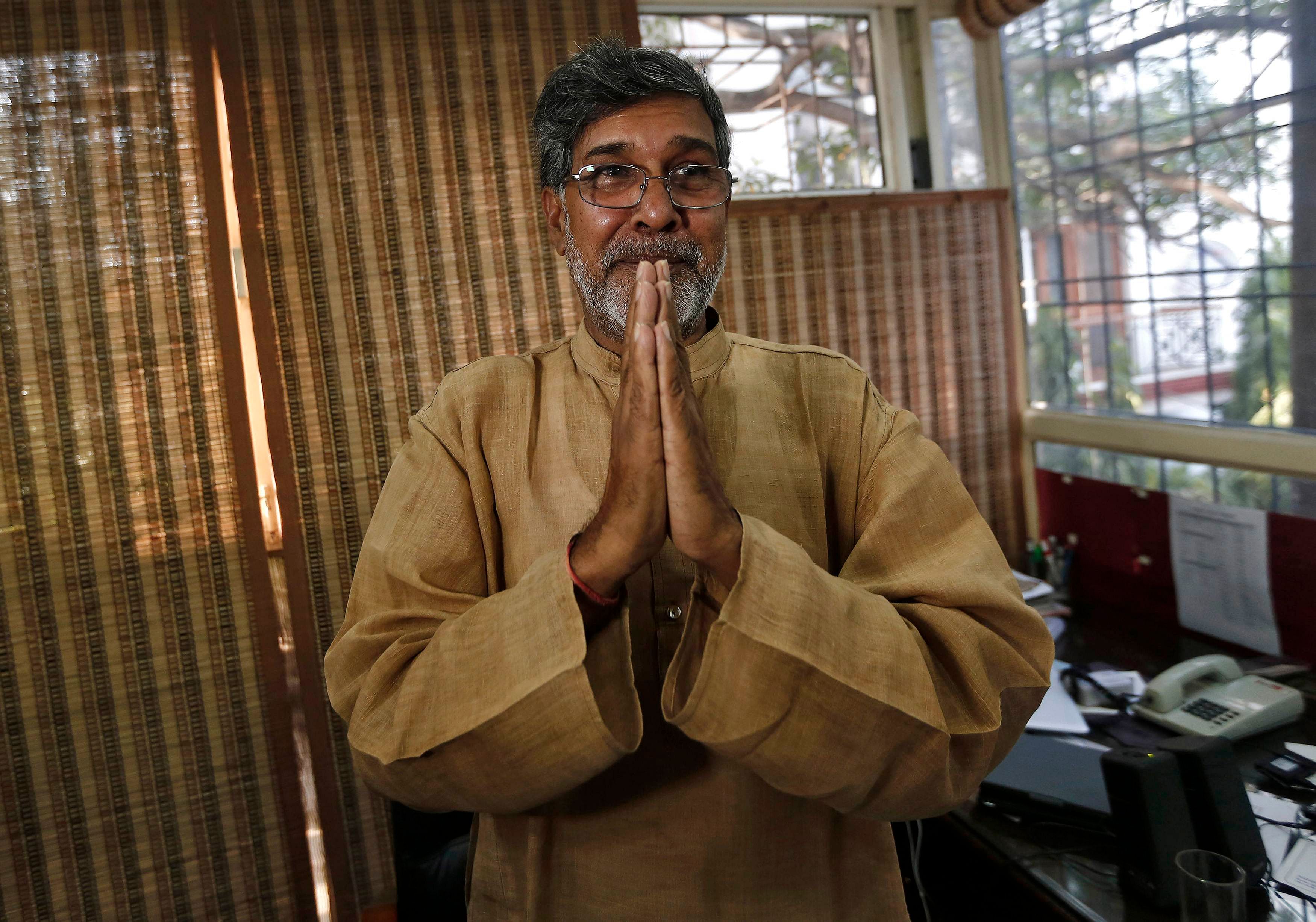 Minutes after Kailash Satyarthi's name was announced today as the winner of Nobel Peace Prize, the website of his NGO 'Bachpan Bachao Andolan' crashed due to heavy traffic while his name immediately started to trend on Twitter worldwide. Reuters photo