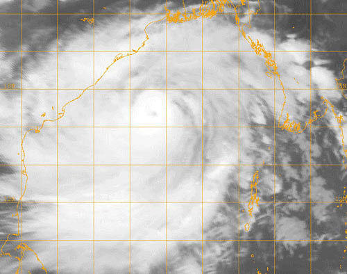 With Cyclone Hudhud roaring towards the Odisha coast, the state government today began evacuating people from vulnerable areas to minimise casualties even as two flights and 39 trains on the route were cancelled. AP File photo