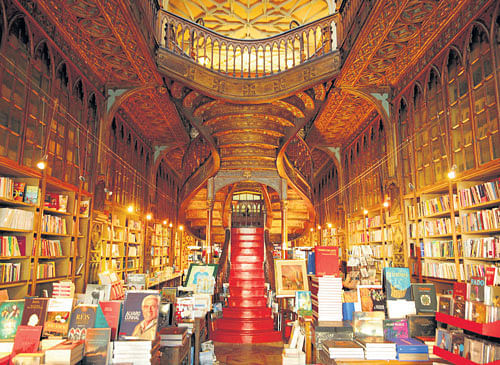 Lello and Irmao Bookshop in Portugals port city of Porto.