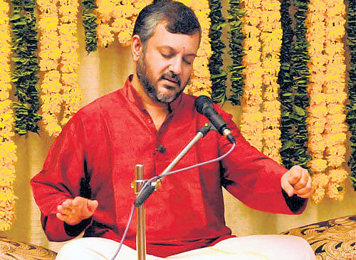 Rama Varma at a performance.