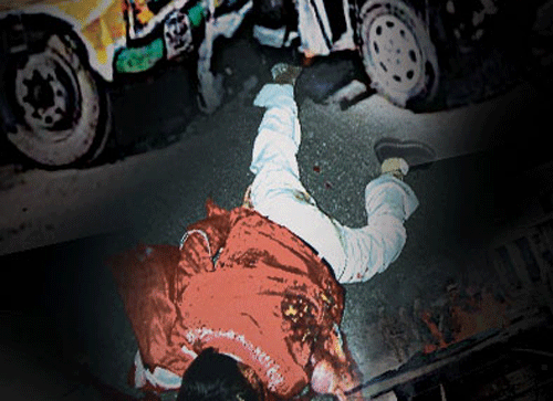 An inebirated car driver heading home after a late night party with his friends mowed down three persons sleeping on the pavement on Velachery-Taramani road early today, killing them on the spot and was arrested along with his co-passenger, police said. DH Illustration. For representation purpose