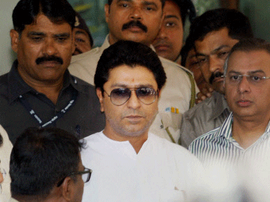 The Election Commission today issued a show cause notice to Maharashtra Navnirman Sena chief Raj Thackeray for his allegedl remarks against non-Maharashtrians and claiming that once his party comes to power, their entry in the state will be barred. File photo PTI