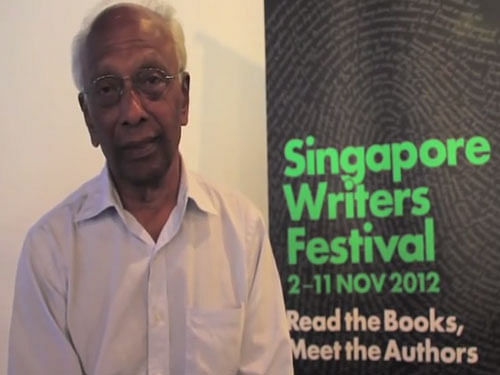 Indian-origin Singaporean poet and writer K T M Iqbal will be awarded Cultural Medallion, the country's highest cultural award by President Tony Tan Keng Yam. Screen grab