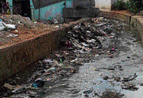A major section of drainage system in Bangalore, the Koramangala and Challaghatta valley (K&C) needs immediate attention in being cleared as roads get flooded with water and waste in the Bangalore south. DH file photo