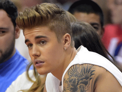 Singer Justin Bieber has real boxing potential,  according to former boxing champion Andre Berto. AP file photo