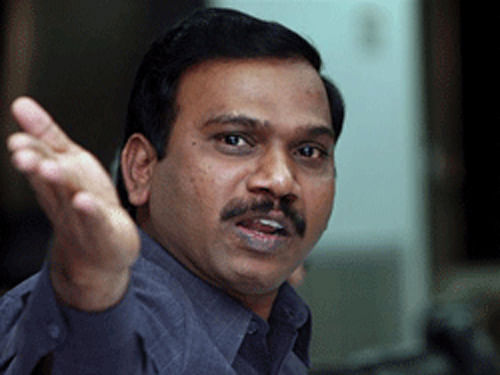 A special court today fixed October 31 for passing its order on framing of charges in a 2G scam related money laundering case in which the ED had charge sheeted ex-Telecom Minister A Raja, MP Kanimozhi, DMK Supremo Karunanidhi's wife Dayalu Ammal and 16 others. PTI file photo