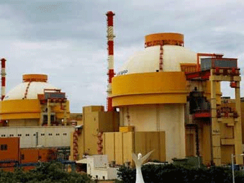 In a major setback to commencing its commercial operations, power production was stopped at the first atomic power unit at Kudankulam due to a technical snag in the turbine process. PTI file photo