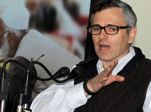 Jammu and Kashmir Chief Minister Omar Abdullah today said none of the persons involved in waving of ISIS flags in the city had any links to militancy. File photo -PTI