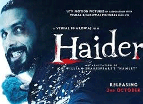 Vishal Bhardwajs  latest project Haider, an adaptation of William Shakespeares tragedy Hamlet , has bagged the  Peoples Choice Award in the world category at the ninth edition of Rome Film Festival. Movie poster