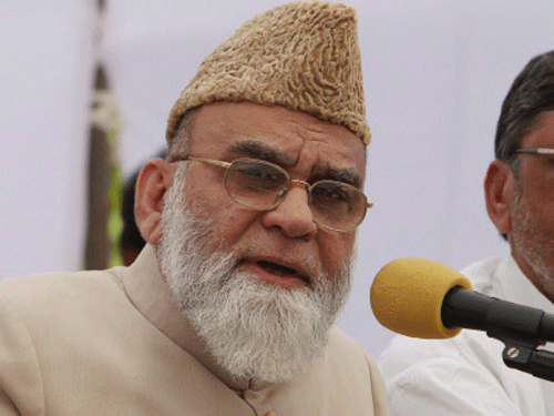 The Shahi Imam of Jama Masjid, Syed Ahmed Bukhari, was attacked by a 32-year-old man during Sunday evening prayers, hours after his son was chosen as the vice-Imam. PTI file photo