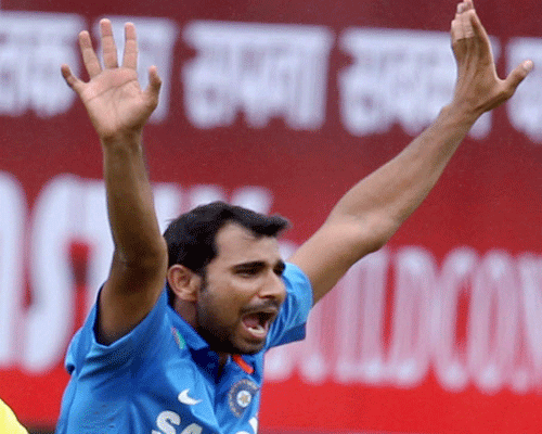 India seamer Mohammed Shami was Monday ruled out of the five-match One-day International (ODI) series against Sri Lanka. PTI File Photo