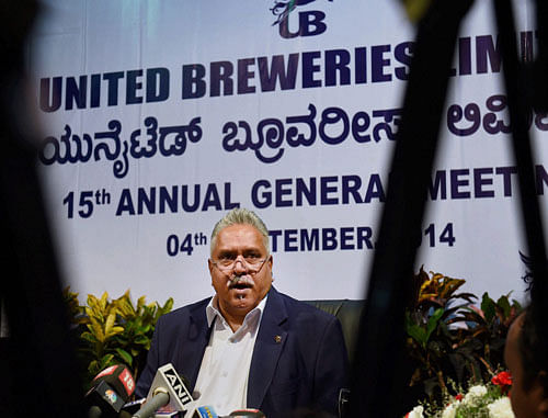 The Kolkata-based UCO Bank has initiated the process to declare Vijay Mallya and his Kingfisher Airlines as wilful defaulter sources in the bank said on Monday. PTI file photo