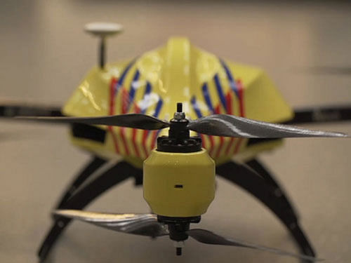 A student in the Netherlands has developed an ambulance drone fitted with defibrillator that can reach heart attack victims within minutes, and potentially help save thousands of lives. Courtesy: Alec Momont website