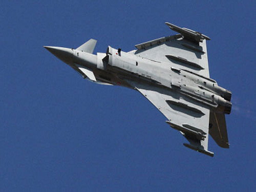 UK today said the Europe-backed Eurofighter could hold negotiations with India for the supply 126 medium multi-role combat aircraft (MMRCA) if the talks for the multi-billion dollar deal with French major Dassault Aviation do not make progress. PTI file photo