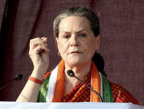 Sonia Gandhi Sunday daughter Priyanka and Robert Vadra's residence here, a day after Vadra snapped at a TV crew. PTI File Photo