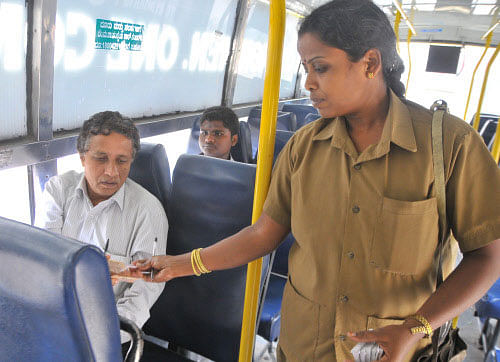 Despite several efforts and monthly checks to curb pilferage by its bus conductors, the Bangalore Metropolitan Transport Corporation (BMTC) seems to have failed to stop the chronic malpractice. DH file photo for representation only