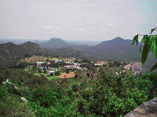 views to die for View from the hills of Devarayanadurga. photo by author