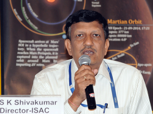 Senior scientist of the Indian Space Research Organisation (Isro) and Director of Isro Satellite Centre (ISAC), S K Shivakumar said the space agency will focus on developing the lander and rover technology, which are crucial to next major space programmes of landing a spacecraft on moon and Mars. DH file photo
