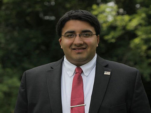 Niraj Antani, a 23-year-old Indian-American student was today elected to the Ohio House of Representatives. Photo Courtesy Facebook