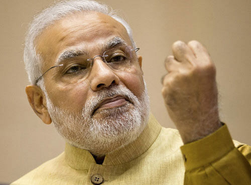 Prime Minister Narendra Modi today strongly pitched for ending the wretched practice of female foeticide as he adopted Jayapur village in his Lok Sabha constituency, urging villagers to give up dependence on governments for solving their problems. AP