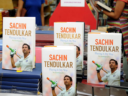 Sachin Tendulkars  autobiography Playing It My Way released Thursday, has broken all records of an adult hardback on pre-order subscriptions across both fiction and non-fiction categories, a statement from the publishers said Friday. DH photo