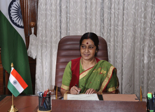 New Delhi on Friday hosted top diplomats from Arab countries even as External Affairs Minister Sushma Swaraj is set to leave for a three-day tour to Abu Dhabi early next week.  Reuters file photo