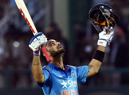 Star batsman Virat Kohli today became the quickest cricketer in history to reach 6000 One-Day International run mark. PTI File photo