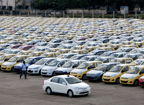 Car sales in India fell 2.55 per cent in October as purchases remained subdued during the festival season, marking the second consecutive month of decline. PTI file photo