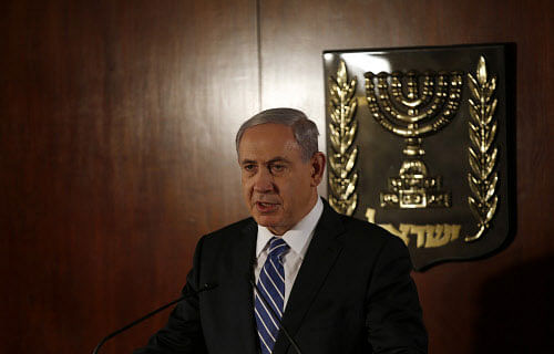 Israeli Prime Minister Benjamin Netanyahu Monday night instructed security officials to demolish the homes of Palestinians who perpetrated deadly attacks on Israelis, his office said in a statement. Reuters photo