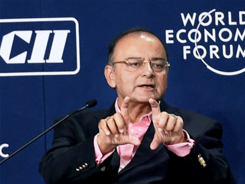 Finance Minister Arun Jaitley on Wednesday said that India needed to bring down the cost of manufacturing to make it more competitive and stressed on harnessing the potential in the services sector that has contributed fairly well to the country's economy. / PTI file