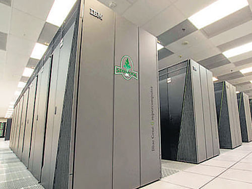 India working on building fastest supercomputer. The IBM has 164 supercomputers. for representation purpose only
