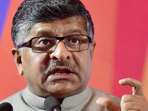 Telecom Minister Ravi Shankar Prasad on Thursday promised that logistics and connectivity problems of the e-commerce companies will be addressed / PTI Photo