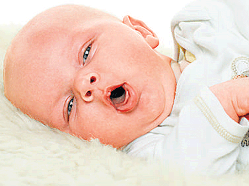 Surprising as it may sound, the treatment for a baby's cough may be a placebo. DH Photo