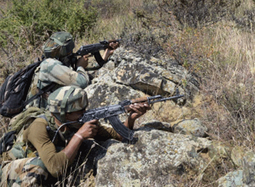 Pakistani Rangers today violated the ceasefire by resorting to brief firing along the International Border in Jammu district, forcing BSF troops to retaliate. PTI file photo