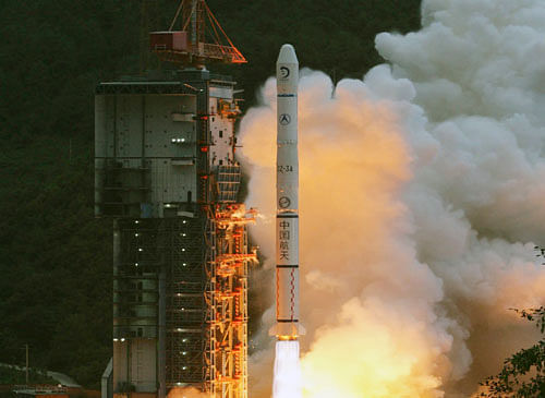 China today successfully launched a new remote sensing satellite into scheduled orbit that will help in scientific experiments, natural resource surveys, crop yield estimates and disaster relief measures. AP photo for representation