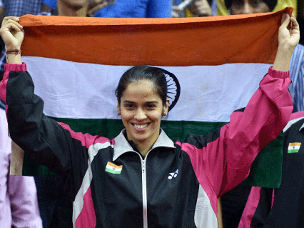 Olympic bronze-medallist Saina Nehwal today said the triumph at the China Open Super Series Premier was one of her "toughest" and it showed that the hard work was paying off. PTI file photo