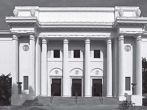 The Internet Archive occupies a  converted church in San Francisco's Richmond District. INYT