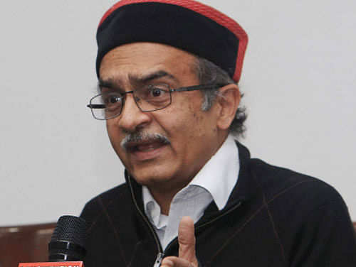 CBI moved an application before Supreme Court for slapping a perjury case against lawyer Prashant Bhushan. PTI File Photo