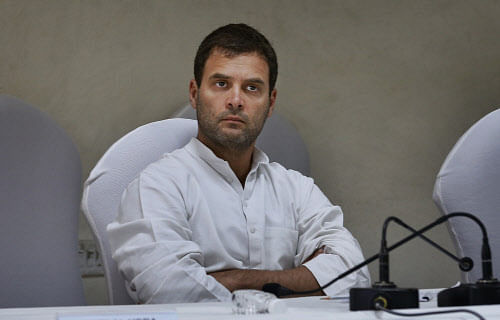 Congress vice president Rahul Gandhi Tuesday said efforts were on to erase Jawaharlal Nehru's legacy from the country and there was a need to thwart such attempts urgently. AP file photo