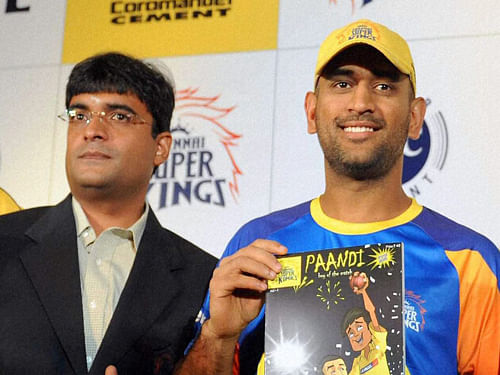 Mahendra Singh Dhoni's stand that Gurunath Meiyappan was a mere cricket enthusiast supporting Chennai Super Kings..PTI File Photo