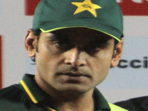 The Pakistan Cricket Board has decided to send allrounder, Muhammad Hafeez to England for a formal biomechanic test on his bowling action next week. PTI file photo