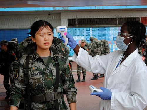 The health ministry plans to set up 24 new thermal scanner equipment at international airports in the country to check the deadly Ebola Virus Disease (EVD), a official said here Thursday. AP Photo