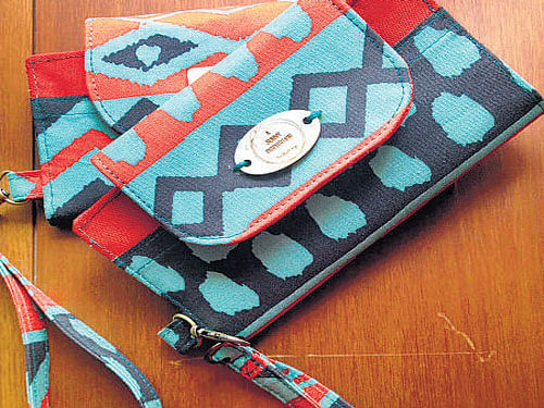 Bags with Aztec prints are quite popular