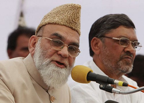 The Delhi High Court today said the ceremony (dastarbandi) to anoint Shahi Imam Maulana Syed Ahmed Bukhari's son as the Naib Imam of Jama Masjid ''would not amount to an appointment''. PTI file photo