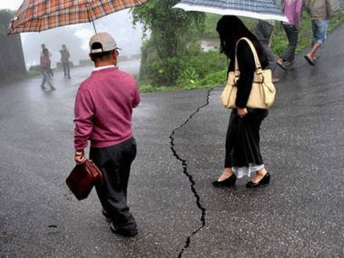 At least one woman was killed today when a 6.3-magnitude strong earthquake jolted a mountainous area of China's southwest Sichuan Province. PTI file photo. For representation purpose