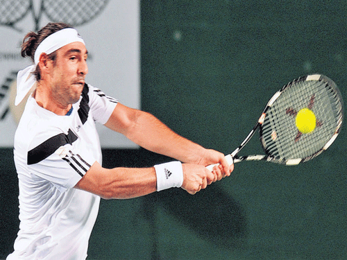 FIGHTER Marcos Baghdatis says he loves to fight and wants to break the top 50 by next year. DH PHOTO/ SRIKANTA SHARMA R