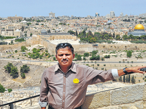 Adventurous Udaya in Jerusalem