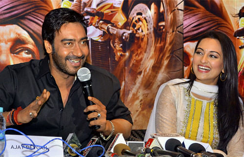Bollywood star Ajay Devgan says he is not just an action hero and feels comfortable doing romantic films too. PTI file photo