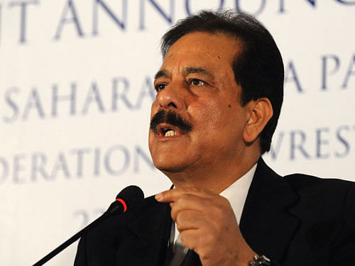 Sahara Group today came out another plea for the release of its jailed chief Subrato Roy before the Supreme Court which asked those involved in the negotiation processes for sale of its three offshore hotels to prove their bona fide in raising the money to get him out. DH file photo
