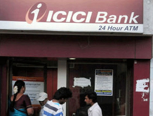 A consumer redress forum here has held ICICI Bank liable for deficiency in service, after the bank demanded payment of dues from a customer for a credit card that did not belong to him. DH file photo. For representation purpose